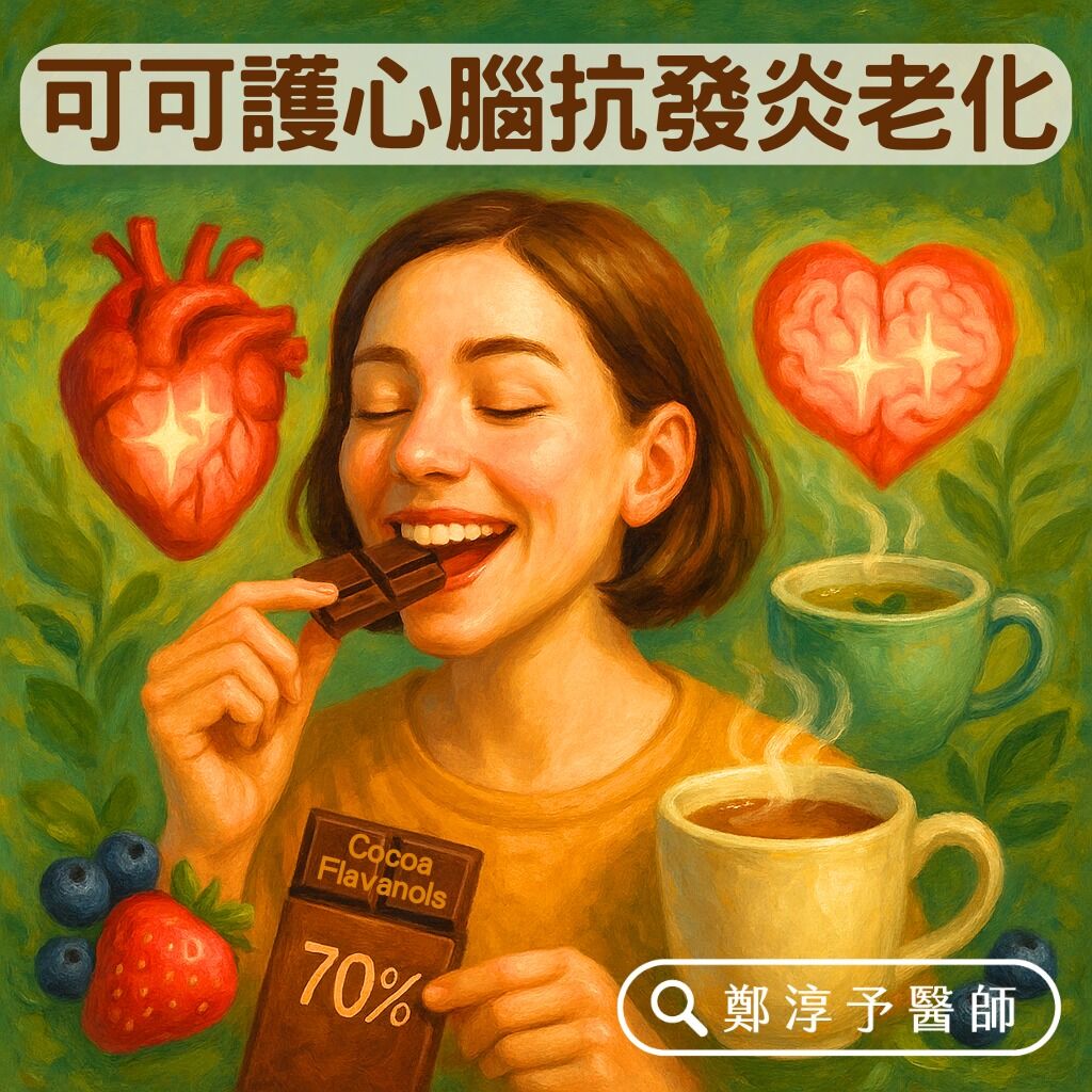 鄭淳予醫師_可可護心腦、抗發炎老化