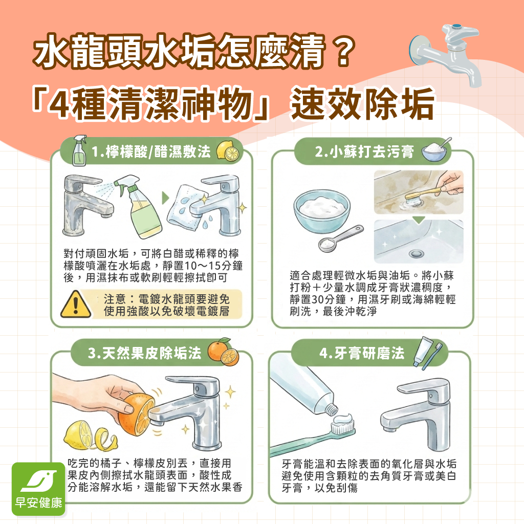 水龍頭水垢清潔