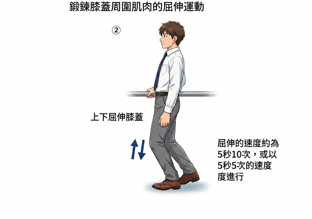 早安_鍛鍊膝蓋周圍肌肉的屈伸運動