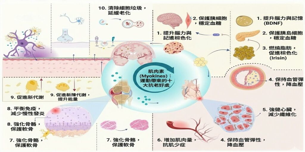 蕭捷健醫師_肌肉素_運動帶來的十大好處