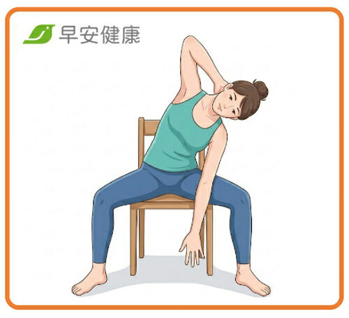 閃到腰-閃到腰伸展-閃到腰放鬆-腰方肌伸展