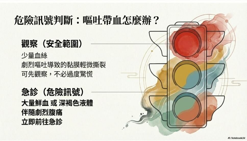 余雅雯中醫師＿得諾羅嘔吐帶血怎麼辦？