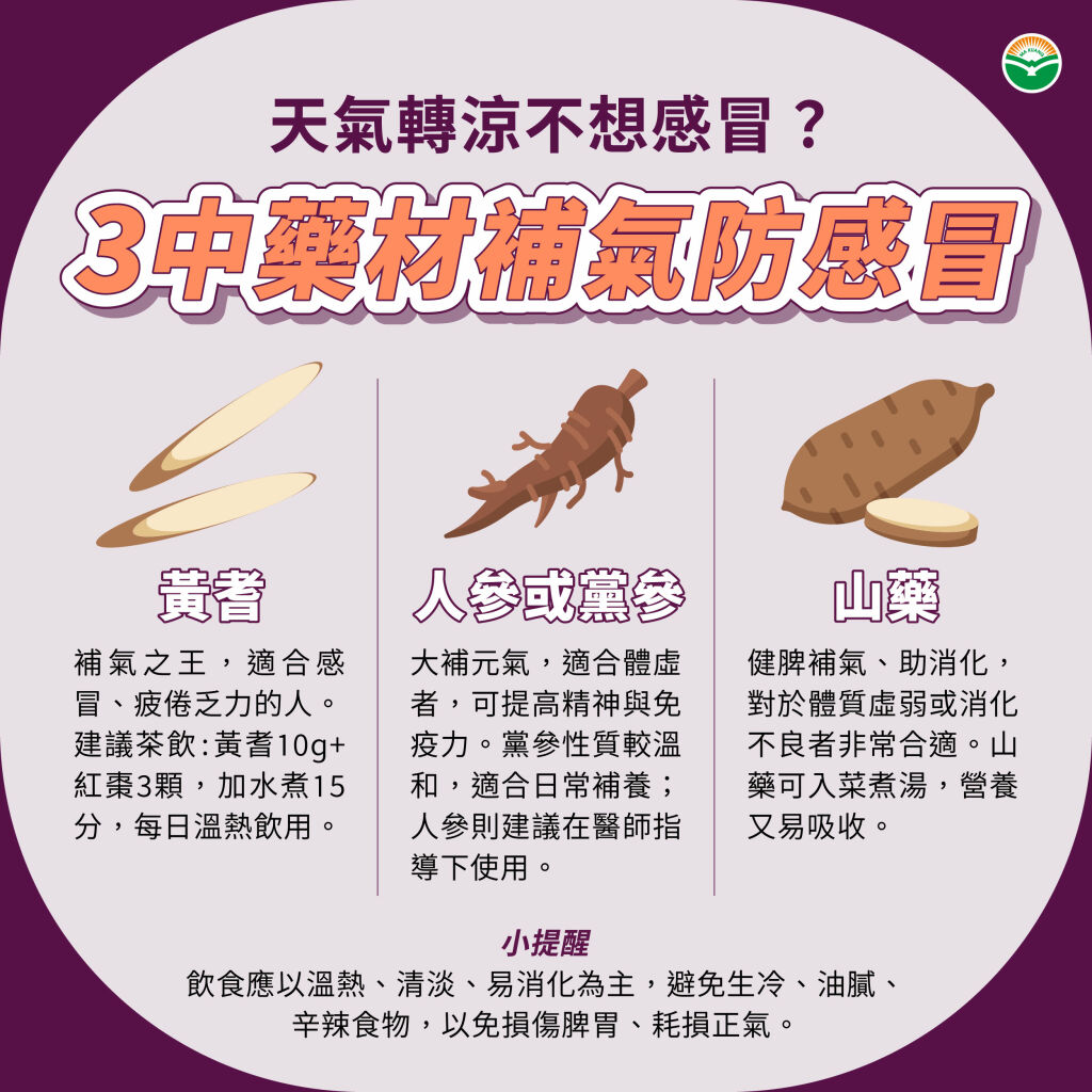 馬光中醫_3中藥材補氣防感冒