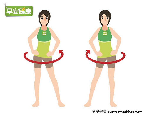 早安健康_旋轉骨盆_骨盆旋轉操