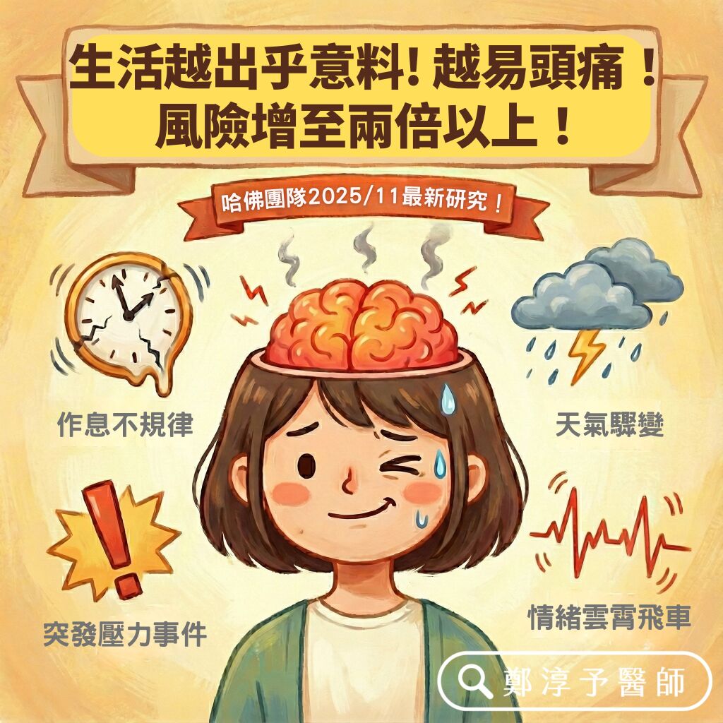 鄭淳予醫師_出乎意料會偏頭痛