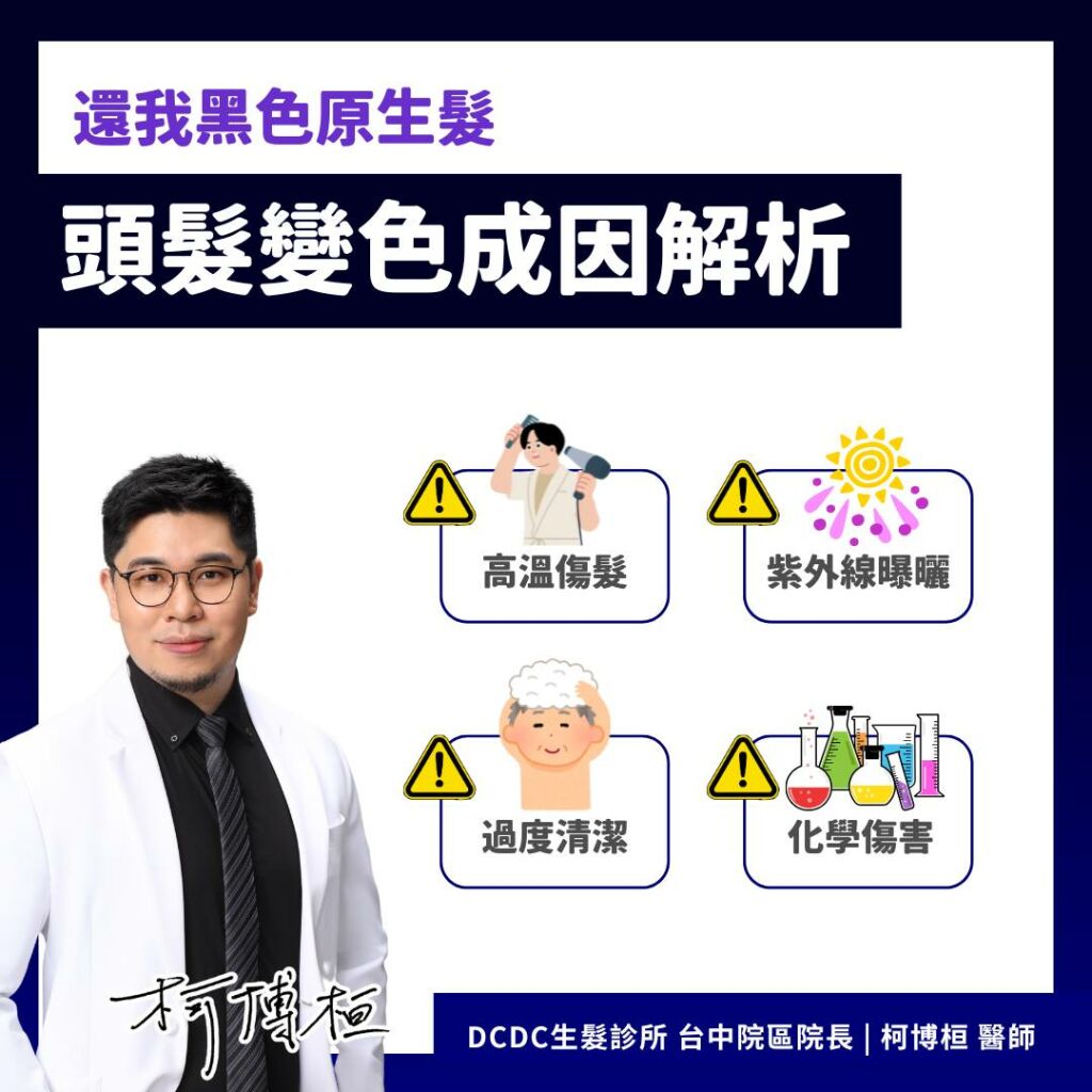 柯博桓醫師_頭髮變色成因解析