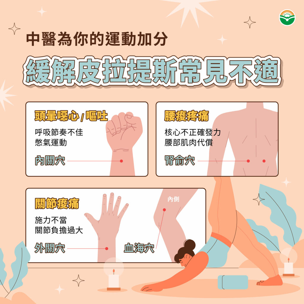 馬光中醫＿緩解皮拉提斯常見不適