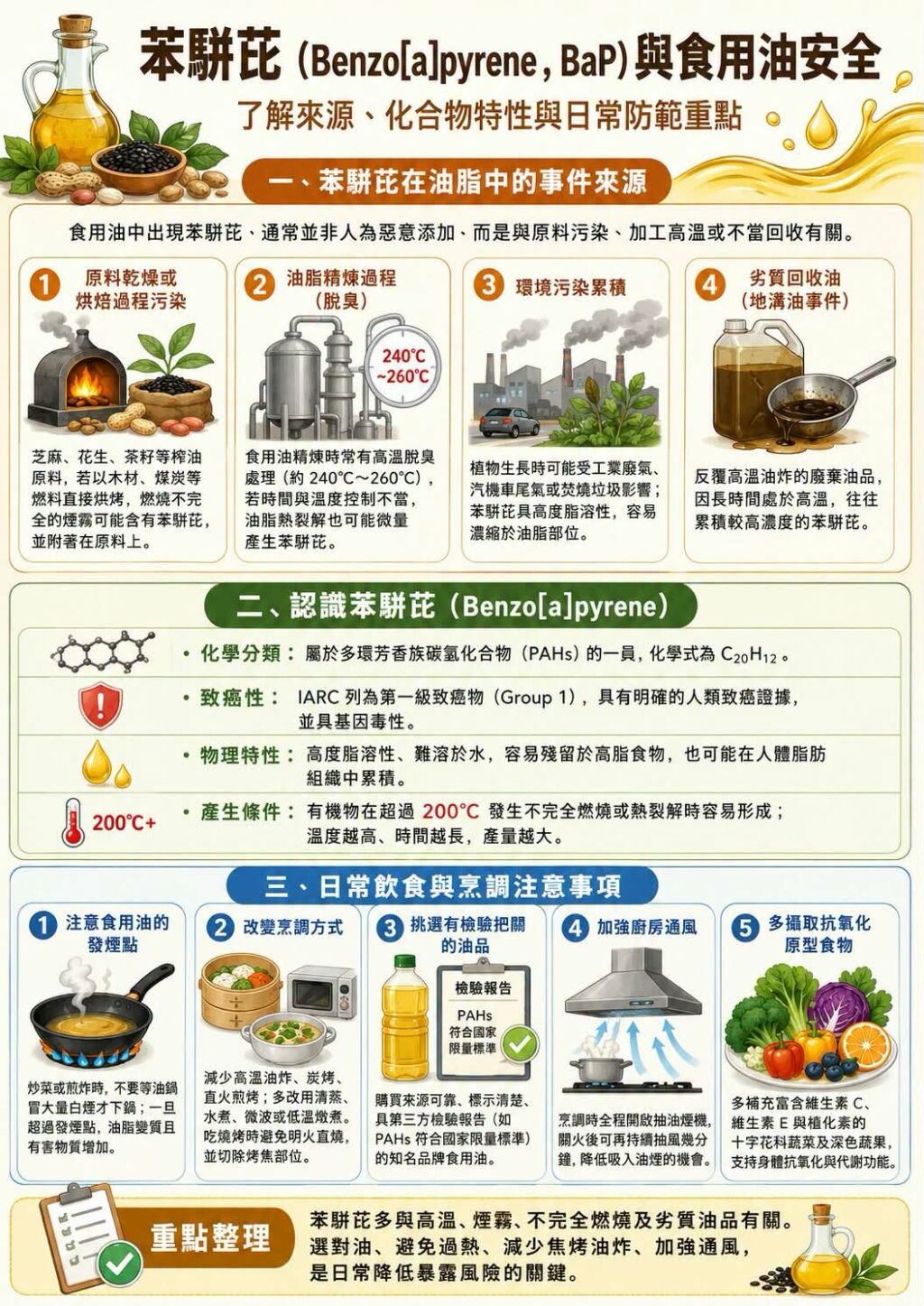 楊斯涵營養師_食用油中的苯駢芘是什麼？