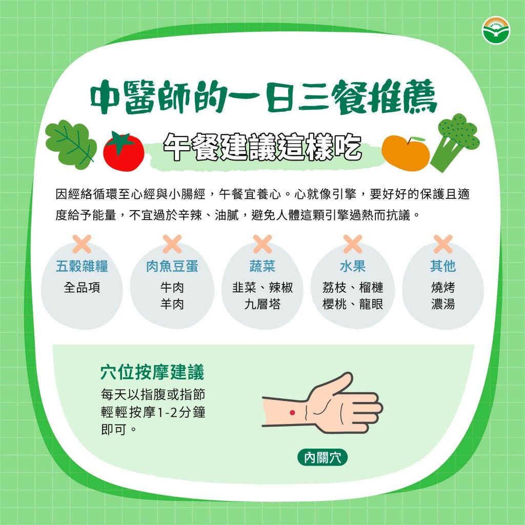 馬光中醫_午餐建議這樣吃