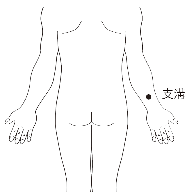 支溝穴-便秘通腸穴位