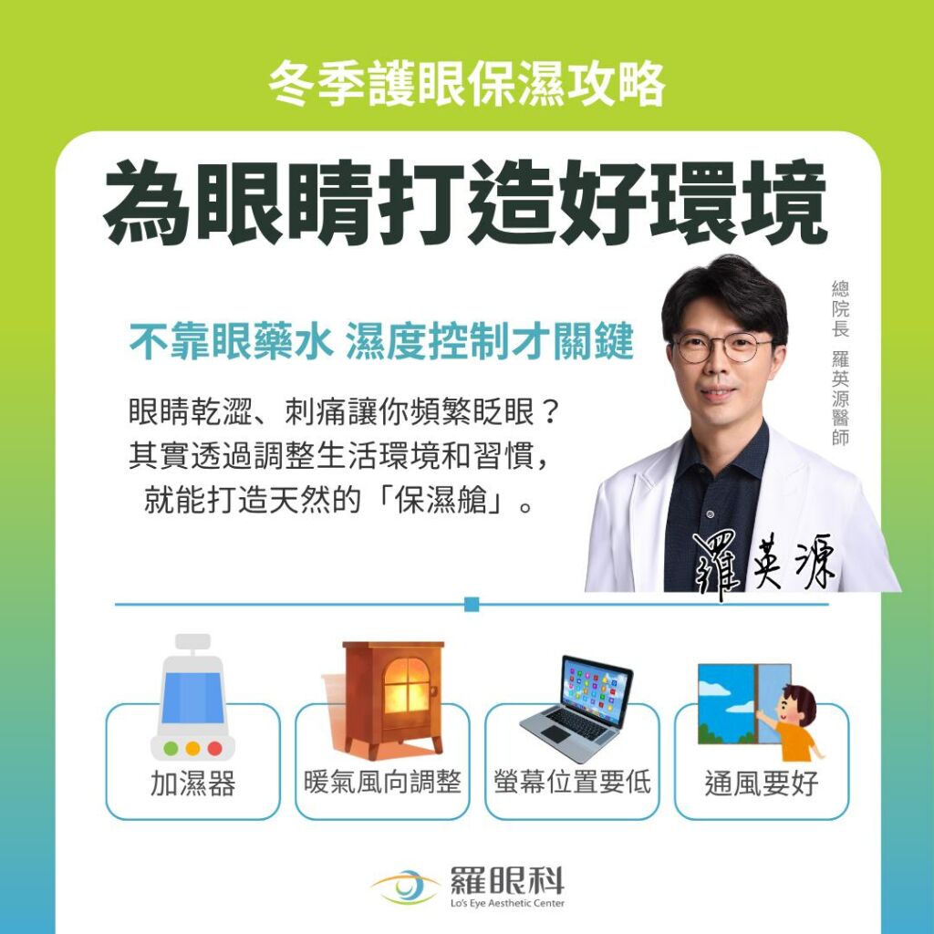 彰化羅眼科睛采眼科_冬季護眼保濕攻略